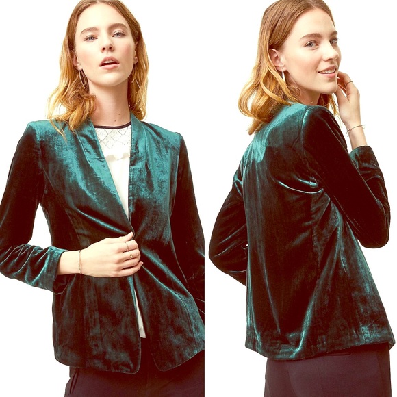 LOFT Jackets & Blazers - Velvet Green Emerald LOFT Blazer